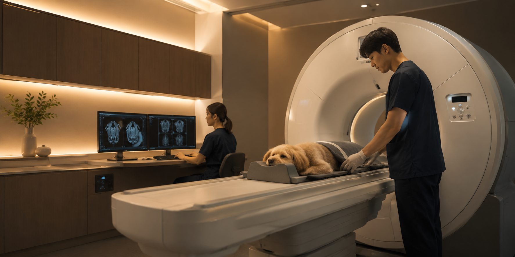 영상의학센터 검사 장면